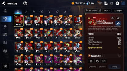 [GLOBAL] Epic 7 Seven 6ML + 24 4★ ML Dragon Bride Senya Lone Crescent Bellona Straze Zio+20 speed++ 10-10 Account-Mobile Games Starter