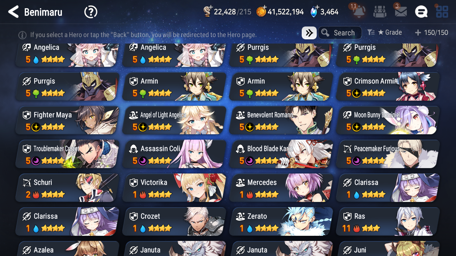 [GLOBAL] Epic 7 Seven 6ML + 25 4★ ML Lone Crescent Bellona Last Rider Krau Kayron Lilibet Choux Rimuru Benimaru Jack +20 speed++ 10-10 Account-Mobile Games Starter