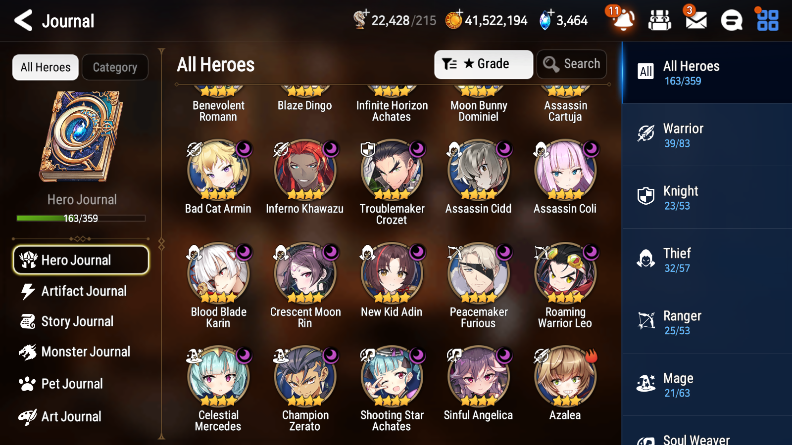 [GLOBAL] Epic 7 Seven 6ML + 25 4★ ML Lone Crescent Bellona Last Rider Krau Kayron Lilibet Choux Rimuru Benimaru Jack +20 speed++ 10-10 Account-Mobile Games Starter