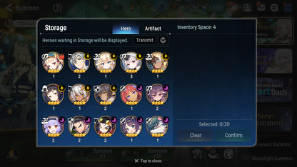 [GLOBAL] Epic 7 Seven 6ML + 25 4★ ML Lone Crescent Bellona Last Rider Krau Tywin Choux Haste Benimaru +20 speed++ 10-10 Account-Mobile Games Starter
