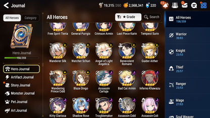 [GLOBAL] Epic 7 Seven 6ML + 25 4★ ML Navy Captain Landy Abyssal Yufine Belian Conqueror Lilias Baal Choux Landy Rimuru Benimaru Milim Edward Elric Seaside Bellona+20 speed++ 10-10 Account-Mobile Games Starter