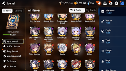 [GLOBAL] Epic 7 Seven 6ML + 25 4★ ML Navy Captain Landy Abyssal Yufine Belian Conqueror Lilias Baal Choux Landy Rimuru Benimaru Milim Edward Elric Seaside Bellona+20 speed++ 10-10 Account-Mobile Games Starter