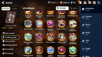 [GLOBAL] Epic 7 Seven 6ML + 25 4★ ML Navy Captain Landy Abyssal Yufine Belian Conqueror Lilias Baal Choux Landy Rimuru Benimaru Milim Edward Elric Seaside Bellona+20 speed++ 10-10 Account-Mobile Games Starter