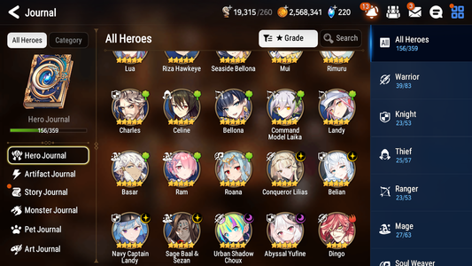[GLOBAL] Epic 7 Seven 6ML + 25 4★ ML Navy Captain Landy Abyssal Yufine Belian Conqueror Lilias Baal Choux Landy Rimuru Benimaru Milim Edward Elric Seaside Bellona+20 speed++ 10-10 Account-Mobile Games Starter