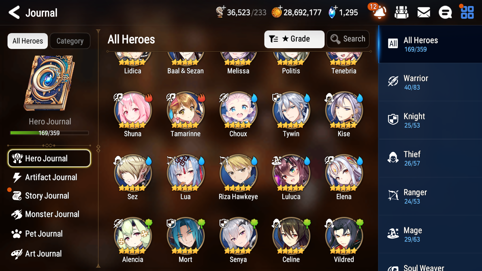 [GLOBAL] Epic 7 Seven 6ML + 28 4★ ML Straze Solitaria Kayron Charlotte Ray Ocean Breeze Luluca ++20 speed++ 10-10 Account-Mobile Games Starter