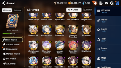 [GLOBAL] Epic 7 Seven 6ML + 28 4★ ML Straze Solitaria Kayron Charlotte Ray Ocean Breeze Luluca ++20 speed++ 10-10 Account-Mobile Games Starter