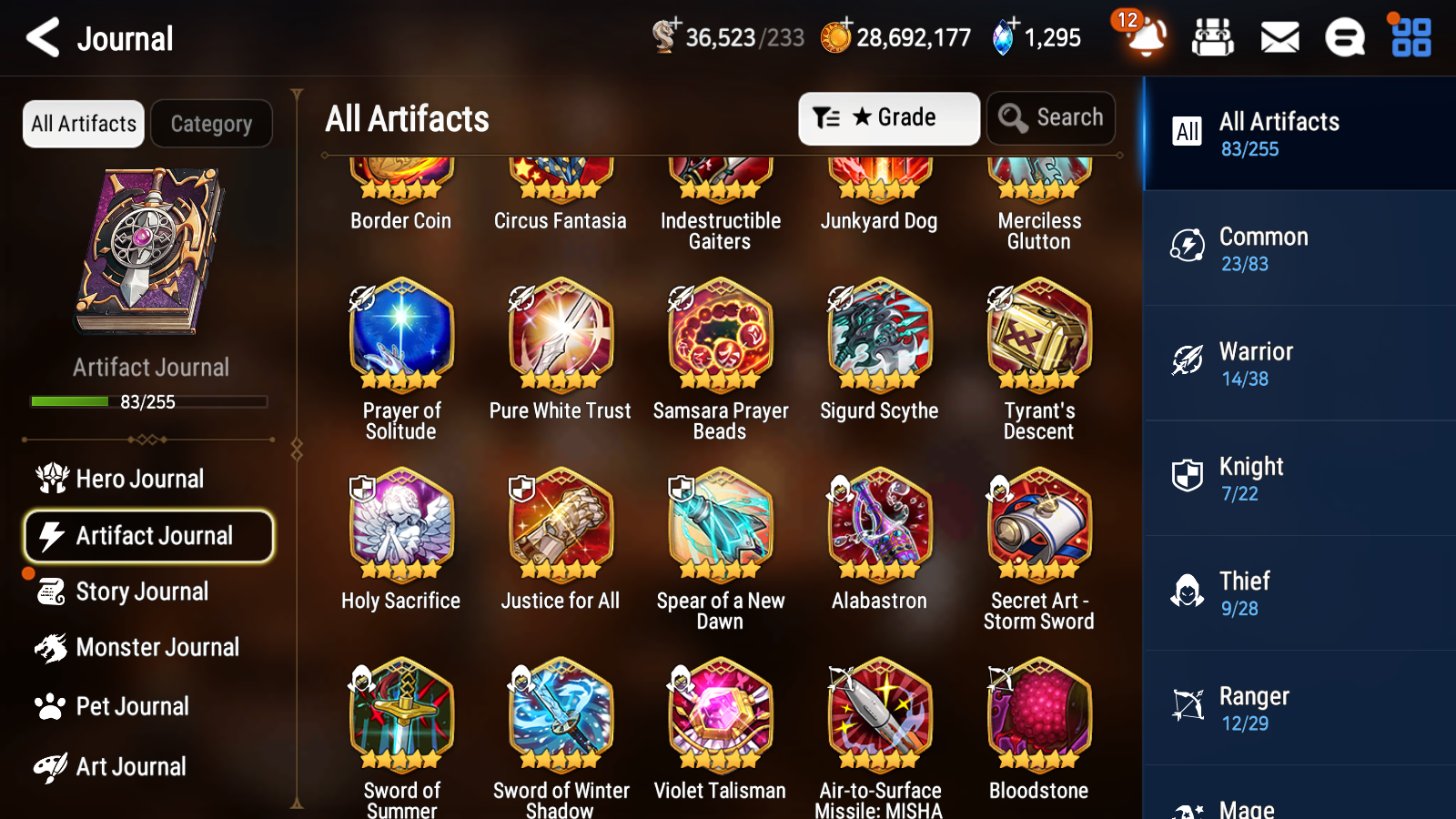 [GLOBAL] Epic 7 Seven 6ML + 28 4★ ML Straze Solitaria Kayron Charlotte Ray Ocean Breeze Luluca ++20 speed++ 10-10 Account-Mobile Games Starter