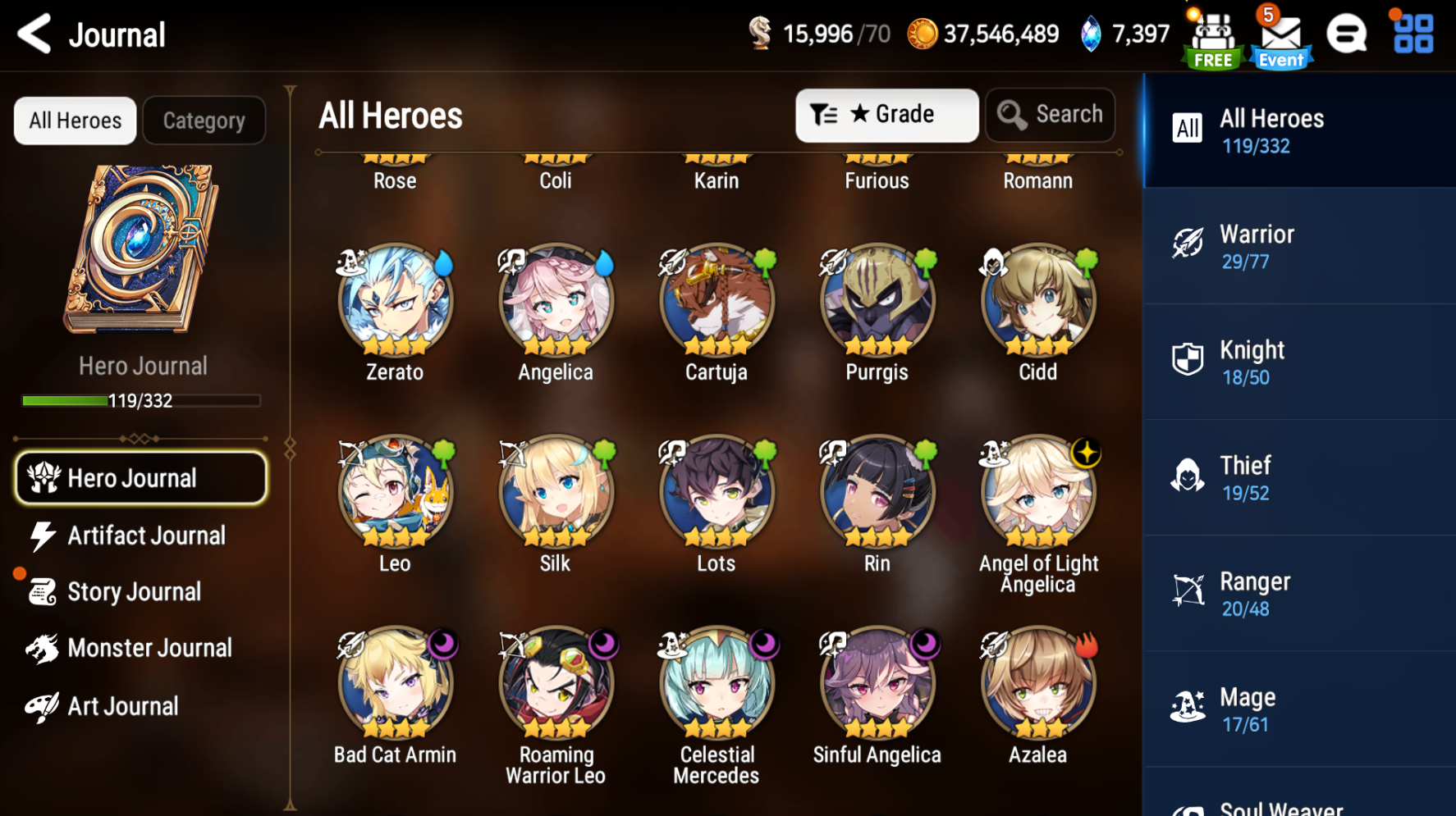 [Global] Epic 7 Seven 6ML Dragon Bride Senya Arbiter Vildred Faithless Aramintha Designer Lilibet Operator Sigret+Name Starter Account-Mobile Games Starter