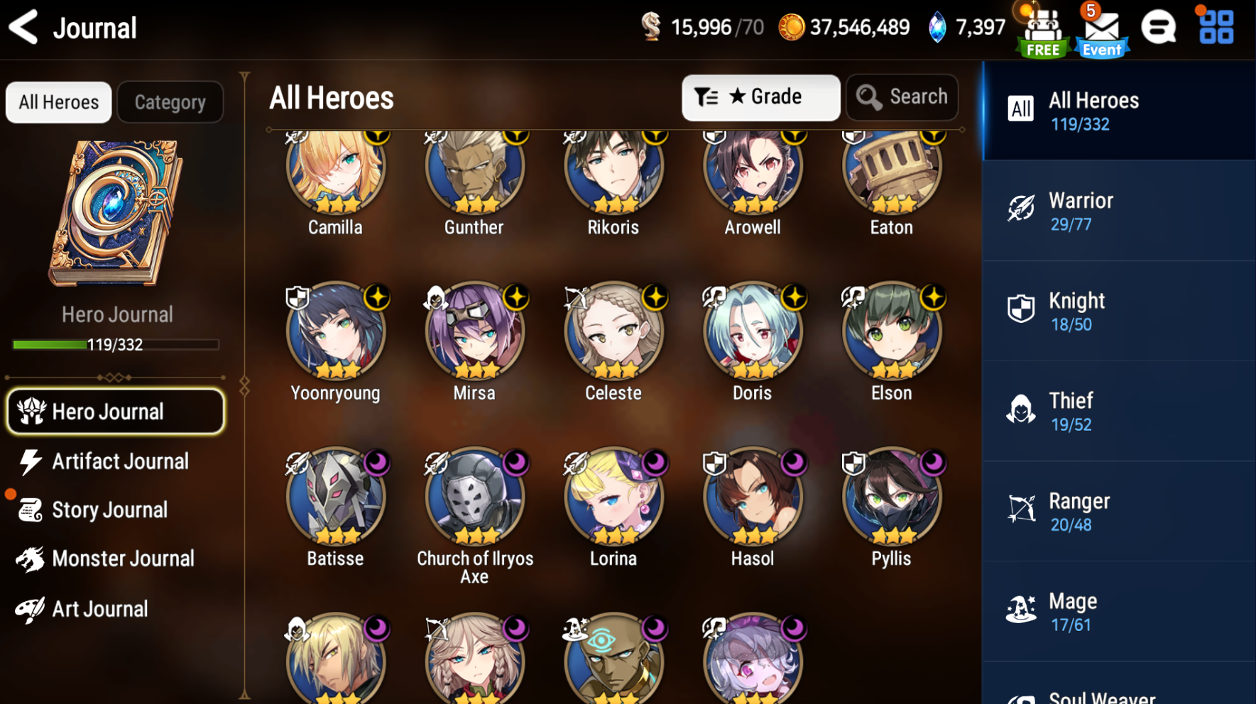 [Global] Epic 7 Seven 6ML Dragon Bride Senya Arbiter Vildred Faithless Aramintha Designer Lilibet Operator Sigret+Name Starter Account-Mobile Games Starter