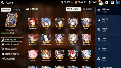 [GLOBAL] Epic 7 Seven 6ML Dragon Bride Senya Harsetti + 68ML pulls 13k skystones 2900 mystics+ Name Starter Account-Mobile Games Starter