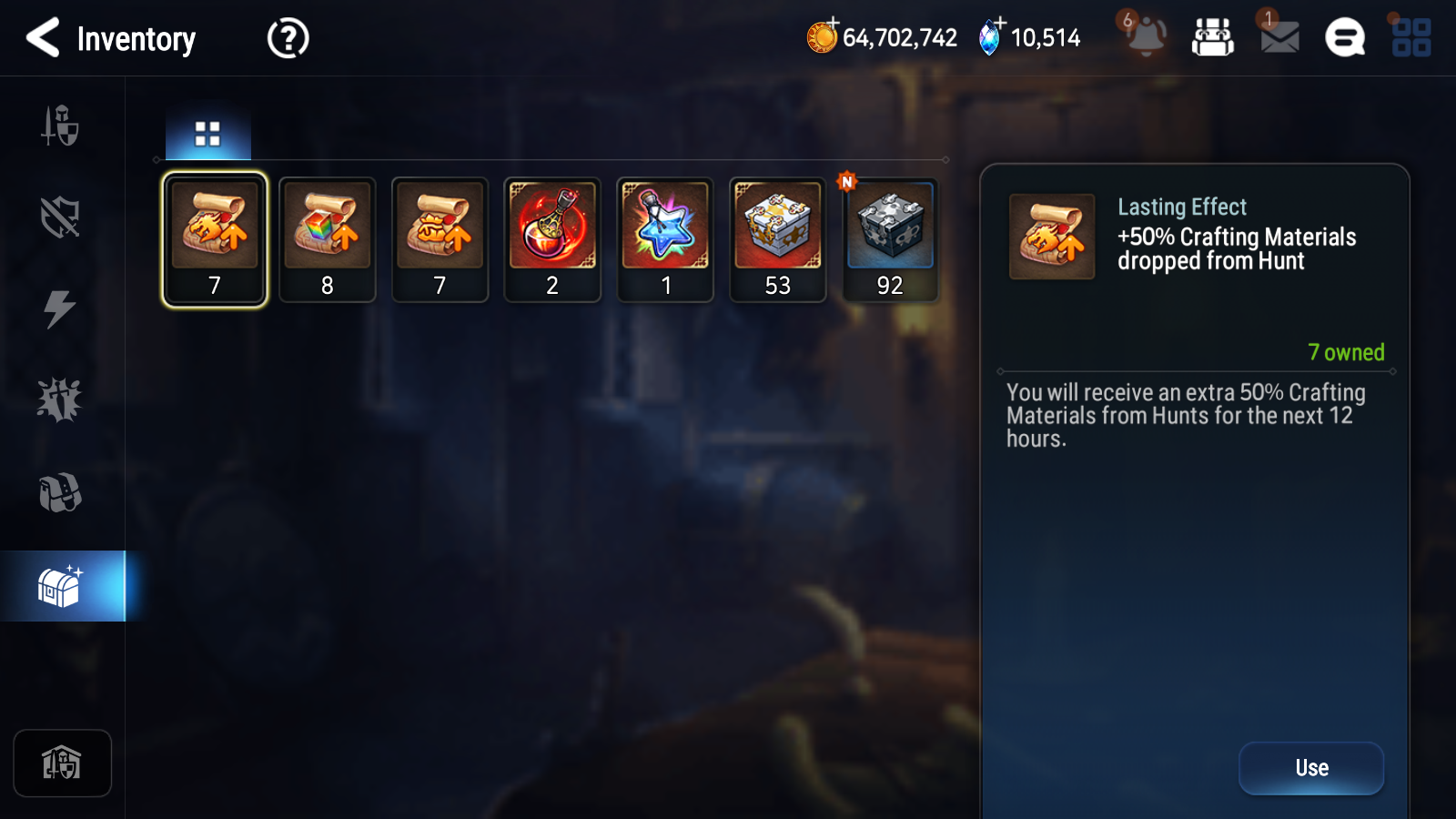 [GLOBAL] Epic 7 Seven 6ML Empyrean Ilynav Abyssal Yufine Lionheart Cermia Chloe Basar Ruele+ 71ML pulls 10k skystones 1000 mystics+20 Speed + Name Starter Account-Mobile Games Starter