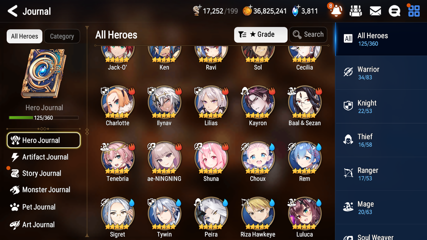 [GLOBAL] Epic 7 Seven 6ML Empyrean Ilynav Belian Silver Blade Aramintha Fallen Cecilia Dark Corvus Designer Lilibet Jack Rem +ML pulls + 20 Speed 7-1 Account-Mobile Games Starter