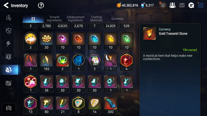 [GLOBAL] Epic 7 Seven 6ML Harsetti Lone Crescent Bellona Zio Maid Chloe Ambitious Tywin Specimen Sez + 42ML pulls + 20 Speed + Name Starter Account-Mobile Games Starter