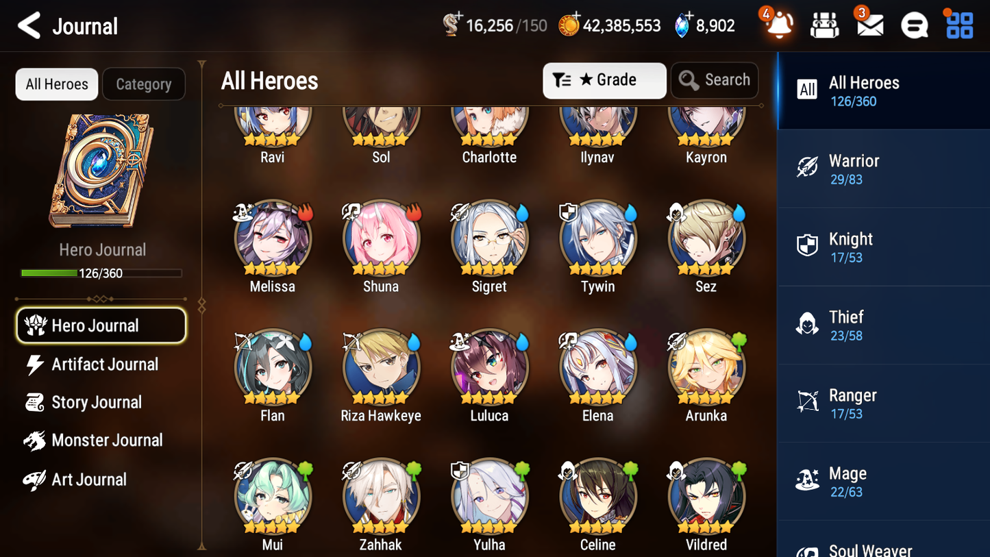 [GLOBAL] Epic 7 Seven 6ML Harsetti Zio Remnant Violet Twisted Eidolon Kayron DJ Desert Jewel Basar Closer Charles + ML pulls + 20 Speed Starter Account-Mobile Games Starter