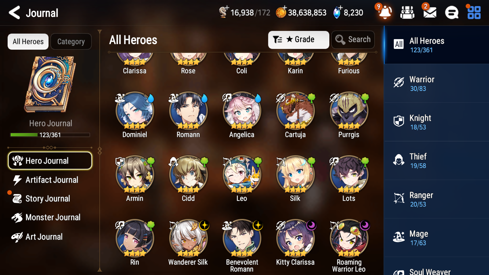 [GLOBAL] Epic 7 Seven 6ML Judge Kise Faithless Lidica Maid Chloe Rimuru Spirit Eye Celine Fallen Cecilia Violet + ML pulls + 20 Speed +Name Starter Account-Mobile Games Starter