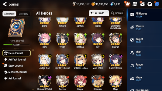 [GLOBAL] Epic 7 Seven 6ML Judge Kise Faithless Lidica Maid Chloe Rimuru Spirit Eye Celine Fallen Cecilia Violet + ML pulls + 20 Speed +Name Starter Account-Mobile Games Starter