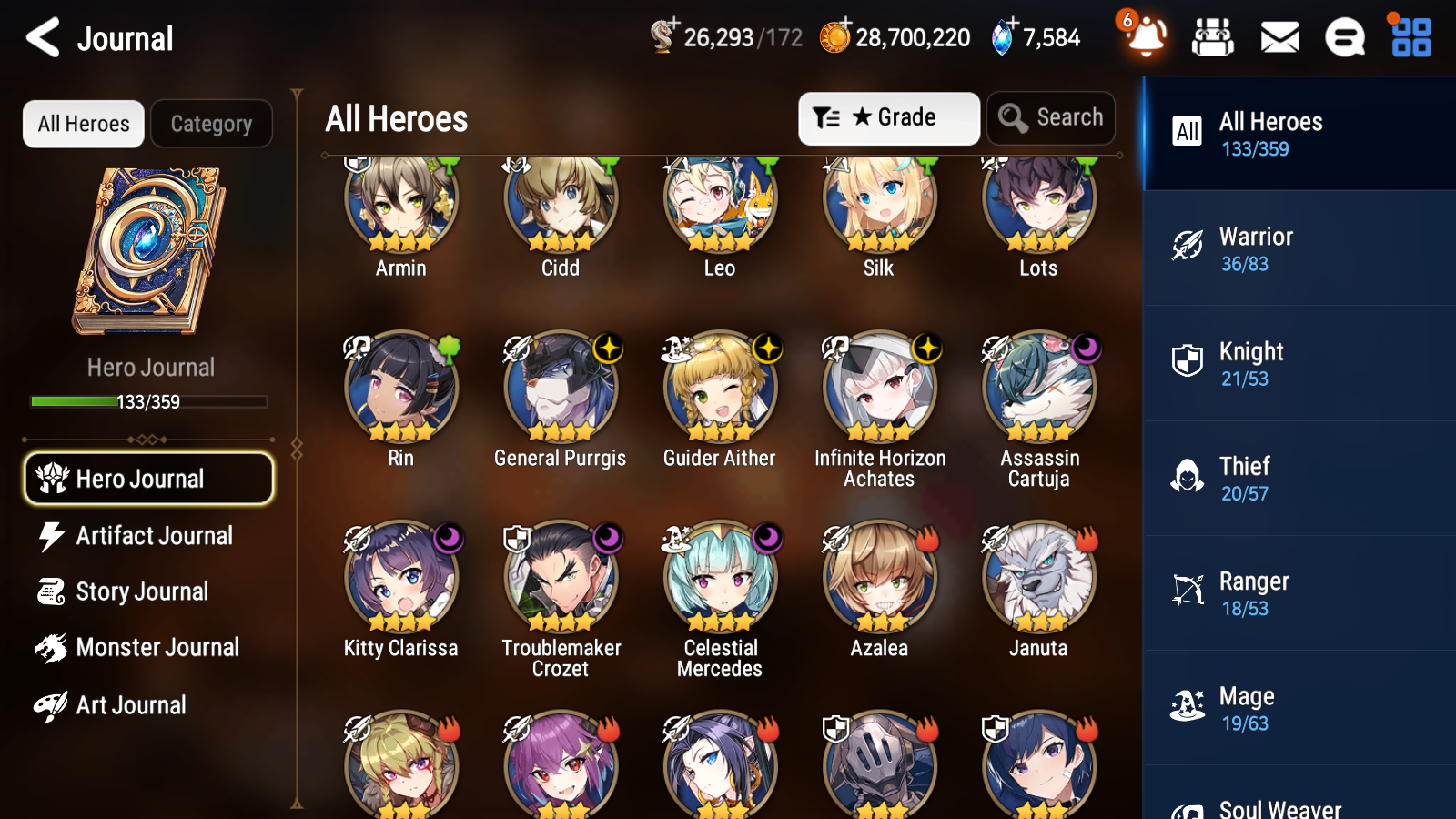 [GLOBAL] Epic 7 Seven 6ML Lady of the Scales Afternoon Soak Flan Successor Taeyou Chloe Violet Charlotte + 55ML pulls +20 speed+ Name Starter Account-Mobile Games Starter