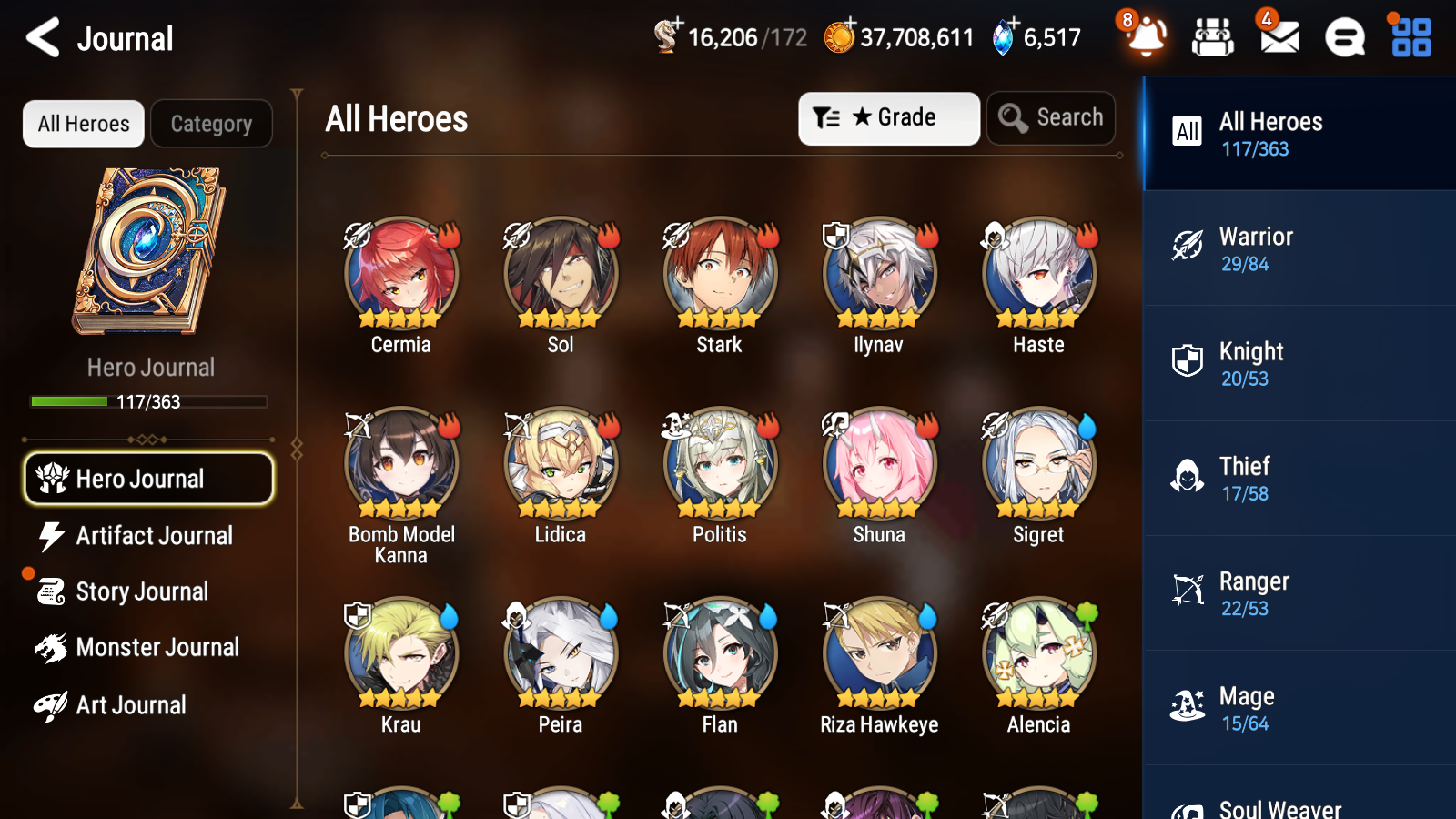 [GLOBAL] Epic 7 Seven 6ML Little Queen Charlotte Faithless Lidica Commander Pavel Death Dealer Ray Briar Witch Iseria + ML pulls + 20 Speed+Name Starter Account-Mobile Games Starter