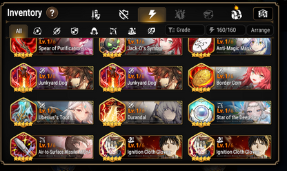 [GLOBAL] Epic 7 Seven 6ML Navy Captain Landy Belian Spirit Eye Celine Maid Chloe Briar Witch Iseria +ML pulls + 20 Speed + Name Starter Account-Mobile Games Starter