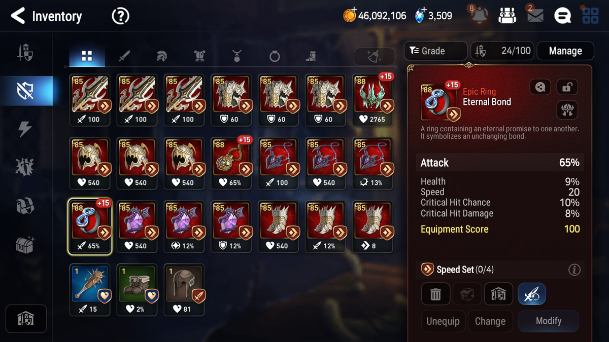 [GLOBAL] Epic 7 Seven 6ML Navy Captain Landy Belian Spirit Eye Celine Maid Chloe Briar Witch Iseria +51ML pulls + 3x 20 Speed + Luna Skin + Name Starter Account-Mobile Games Starter
