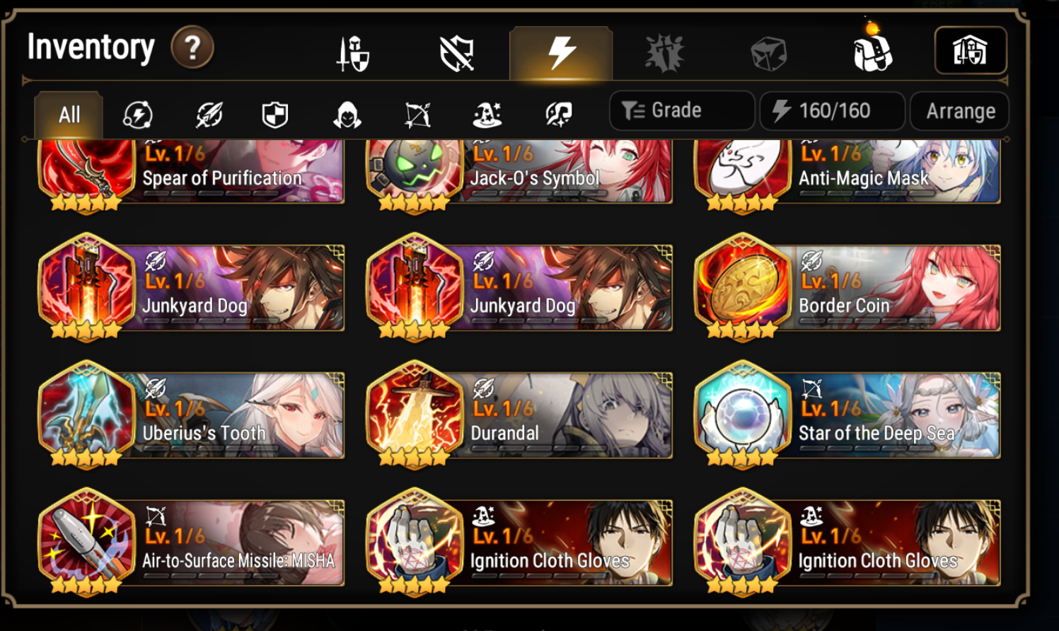 [GLOBAL] Epic 7 Seven 6ML Navy Captain Landy Belian Spirit Eye Celine Maid Chloe Briar Witch Iseria +ML pulls + 20 Speed + Name Starter Account-Mobile Games Starter