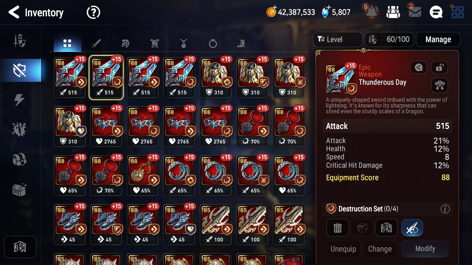 [GLOBAL] Epic 7 Seven 6ML Navy Captain Landy Straze Apocalypse Ravi Maid Chloe DJ Basar Silver Blade Aramintha + 41ML pulls + 20 Speed + 4 Sets Gear + Name Starter Account-Mobile Games Starter