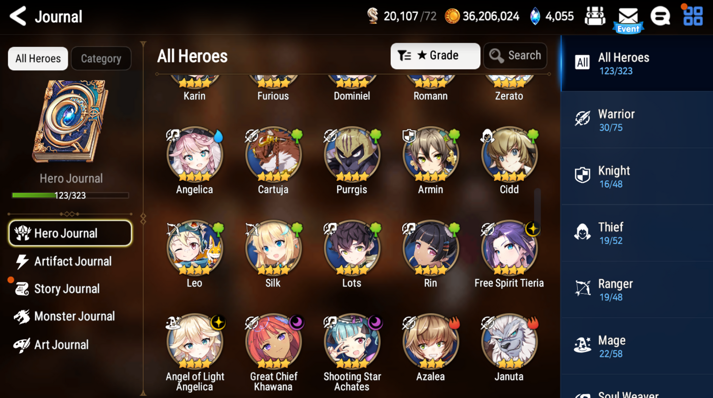 [GLOBAL] Epic 7 Seven 6ML Remnant Violet Top Model Luluca Dark Corvus Silver Blade Aramintha Ruele Spirit Eye Celine Rem + ML pulls Starter Account-Mobile Games Starter