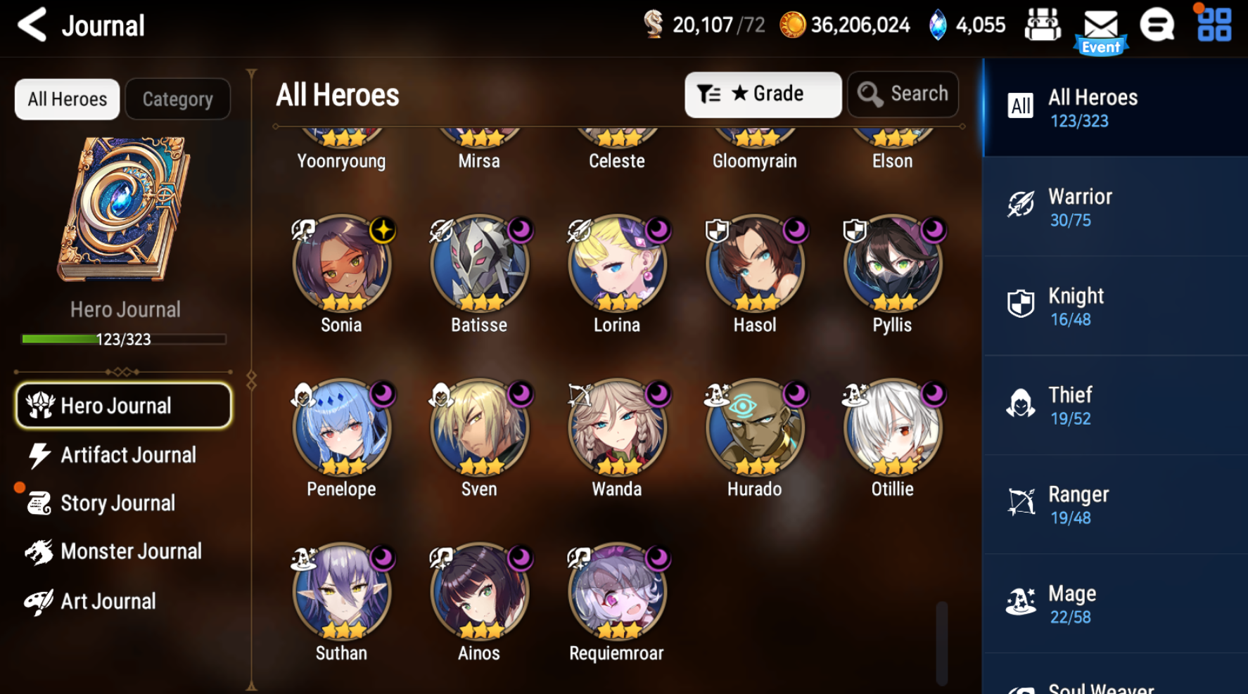 [GLOBAL] Epic 7 Seven 6ML Remnant Violet Top Model Luluca Dark Corvus Silver Blade Aramintha Ruele Spirit Eye Celine Rem + ML pulls Starter Account-Mobile Games Starter