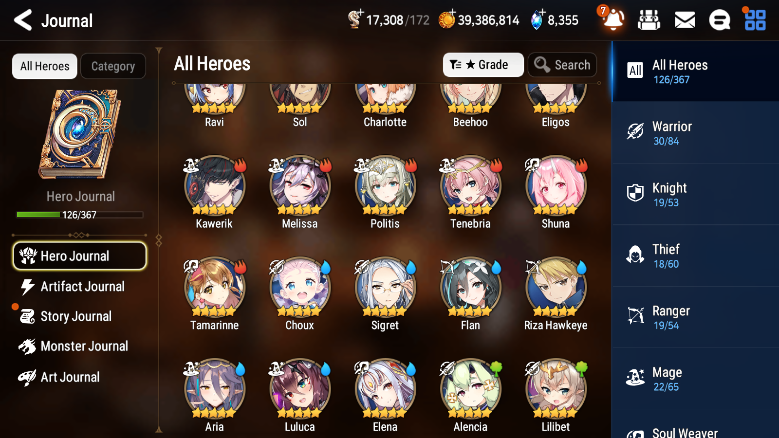 [GLOBAL] Epic 7 Seven 6ML School Nurse Yulha Abyssal Yufine Maid Chloe Fallen Cecilia Judge Kise Sez+ 39ML pulls +20 Speed +Name Starter Account-Mobile Games Starter