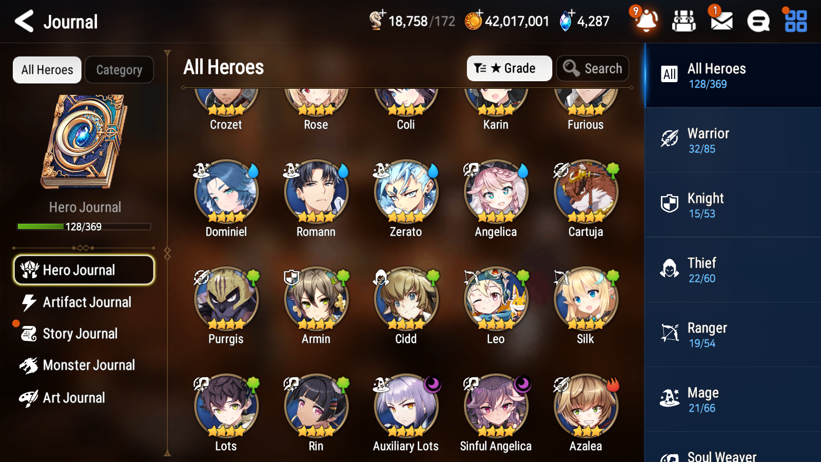 [GLOBAL] Epic 7 Seven 6ML Sea Phantom Politis Apocalpyse Ravi Specter Tenebria Lidica Ken Closer Charles Swift Flagbearer Sigret Hecate + 41ML pulls + 20 Speed Starter Account-Mobile Games Starter