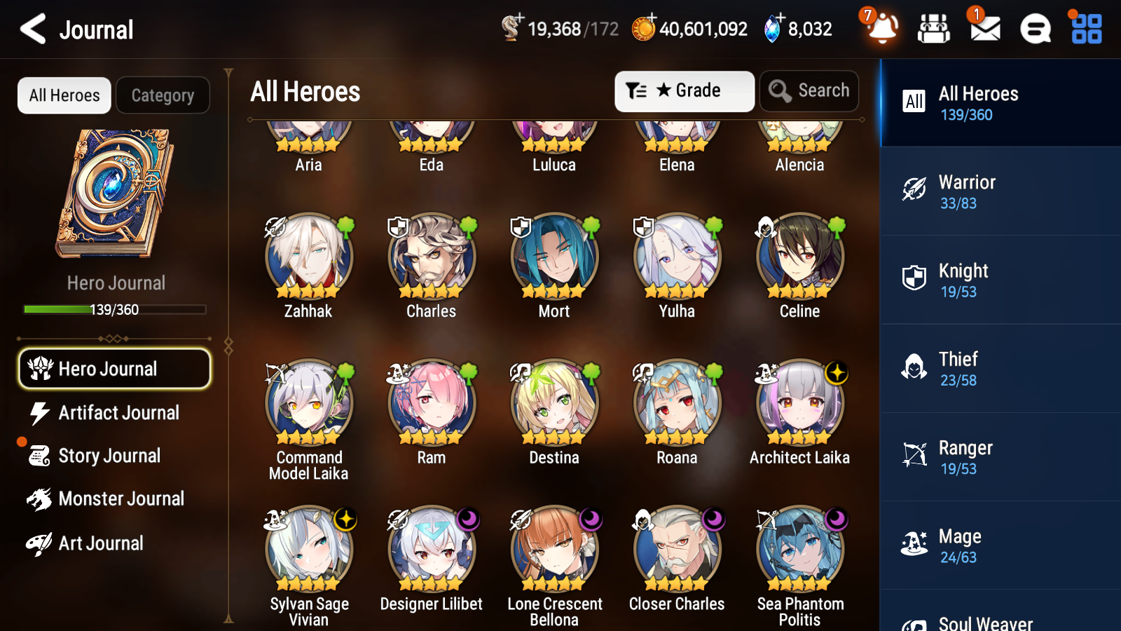 [GLOBAL] Epic 7 Seven 6ML Sea Phantom Politis + 41ML pulls + 20 Speed Starter Account-Mobile Games Starter