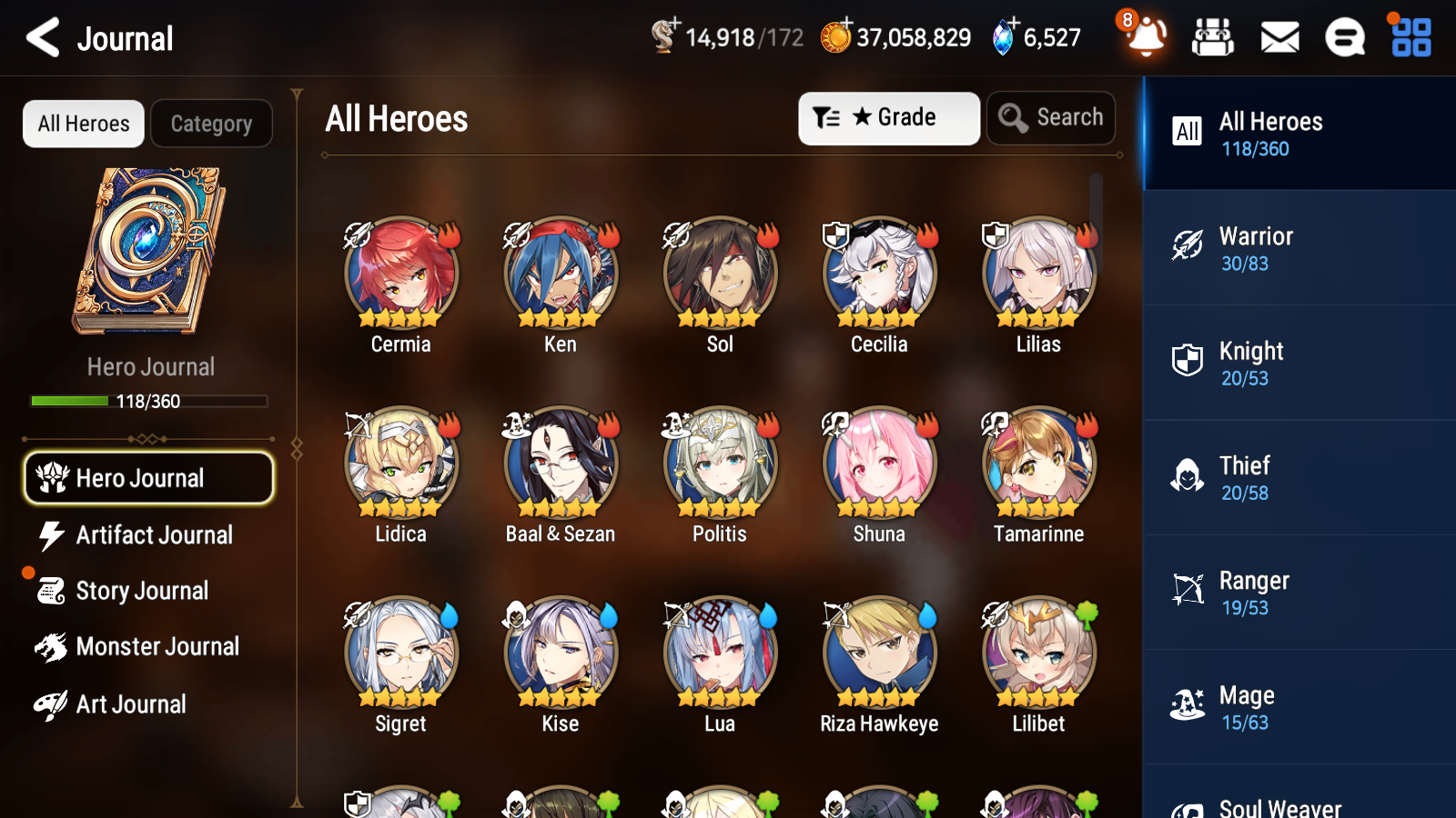 [GLOBAL] Epic 7 Seven 6ML Zio Mediator Kawerik Belian Fallen Cecilia Designer Lilibet Ken + ML pulls + 20 Speed + Name Starter Account-Mobile Games Starter