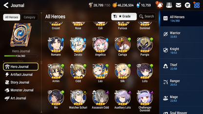 [GLOBAL] Epic 7 Seven 6ML Zio Remnant Violet Operator Sigret Top Model Luluca Judge Kise Spirit Eye Celine + 30ML pulls Starter Account-Mobile Games Starter