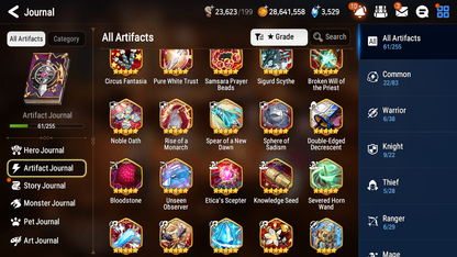 [GLOBAL] Epic 7 Seven 7ML + 22 4★ ML Zio Mediator Kawerik Solitaria Pavel Charlotte Arbiter +20 speed++ 10-10 Account-Mobile Games Starter