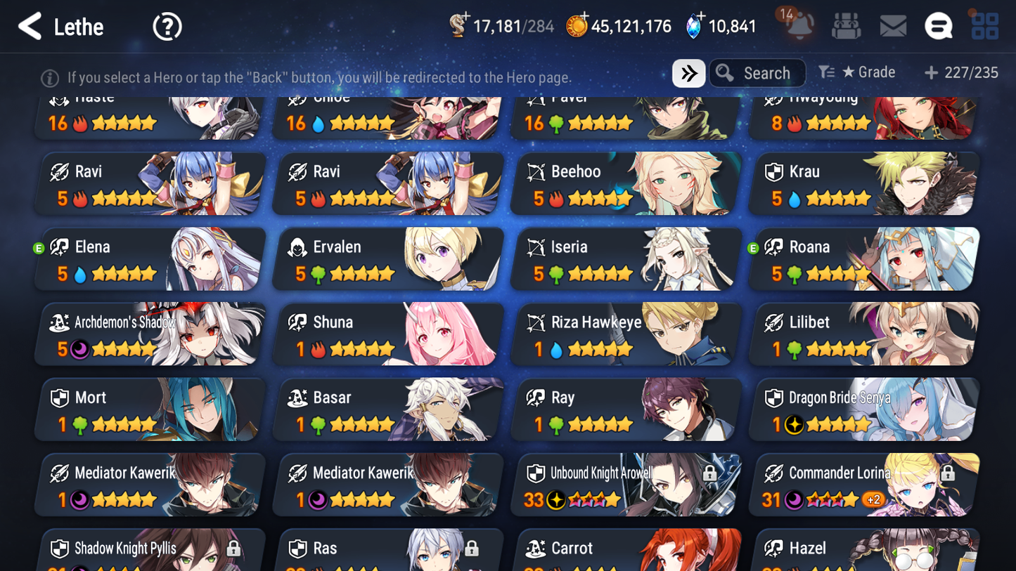 [GLOBAL] Epic 7 Seven 7ML + 26 4★ ML Dragon Bride Senya Belian Kawerik Solitaria Specter Tenebria Midnight Gala Lilias Rimuru Lethe Diene++20 speed++ 10-10 Account-Mobile Games Starter
