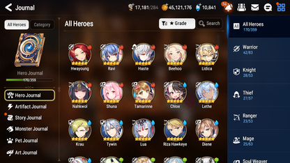[GLOBAL] Epic 7 Seven 7ML + 26 4★ ML Dragon Bride Senya Belian Kawerik Solitaria Specter Tenebria Midnight Gala Lilias Rimuru Lethe Diene++20 speed++ 10-10 Account-Mobile Games Starter