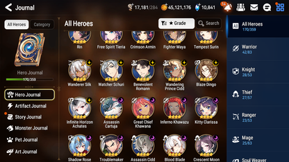 [GLOBAL] Epic 7 Seven 7ML + 26 4★ ML Dragon Bride Senya Belian Kawerik Solitaria Specter Tenebria Midnight Gala Lilias Rimuru Lethe Diene++20 speed++ 10-10 Account-Mobile Games Starter