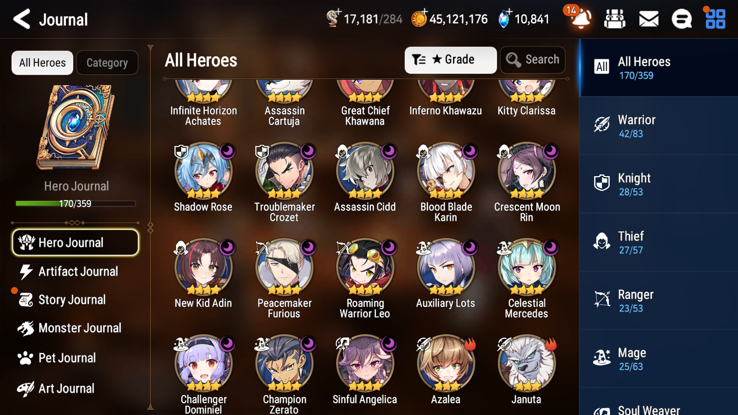 [GLOBAL] Epic 7 Seven 7ML + 26 4★ ML Dragon Bride Senya Belian Kawerik Solitaria Specter Tenebria Midnight Gala Lilias Rimuru Lethe Diene++20 speed++ 10-10 Account-Mobile Games Starter