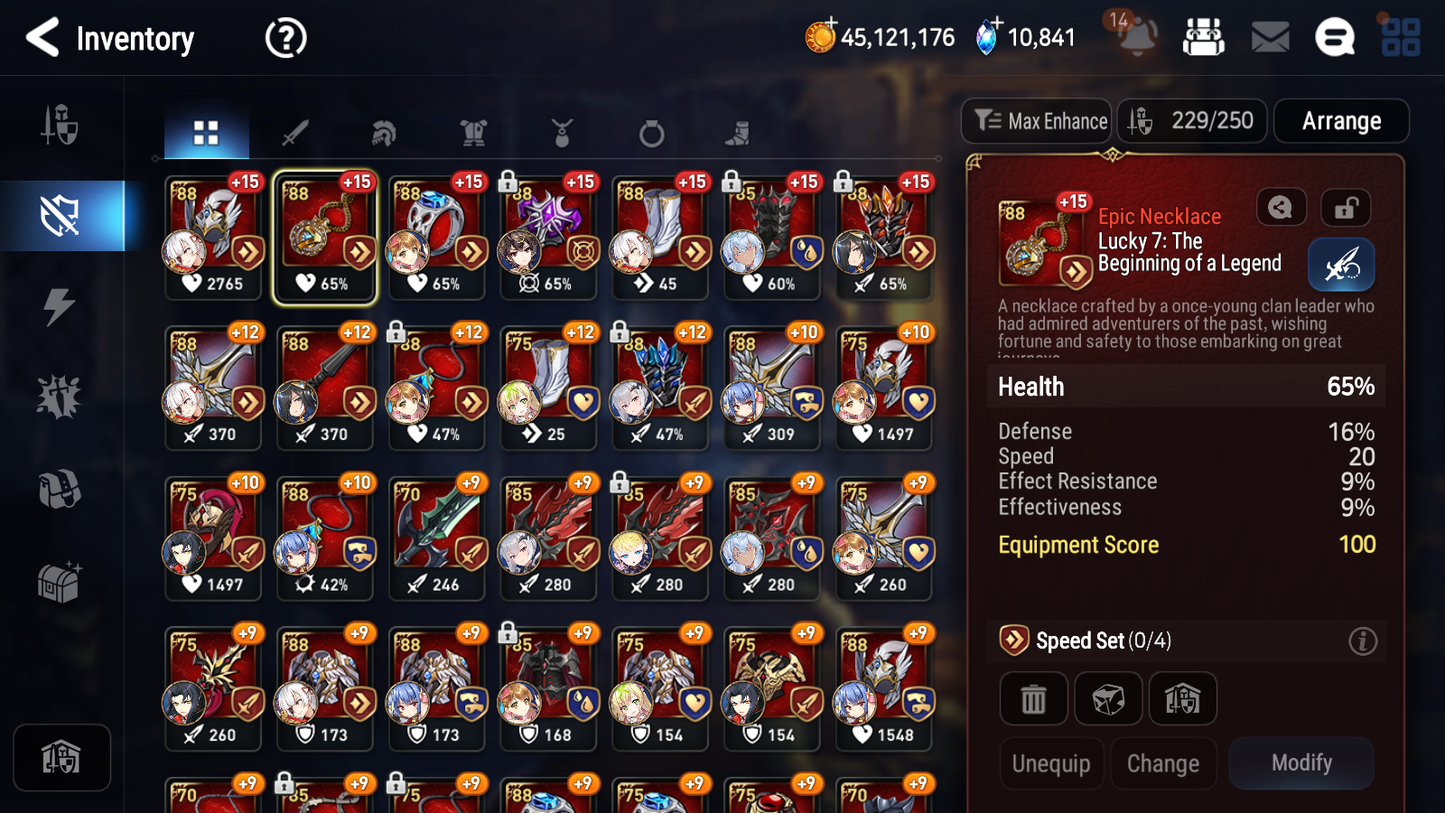 [GLOBAL] Epic 7 Seven 7ML + 26 4★ ML Dragon Bride Senya Belian Kawerik Solitaria Specter Tenebria Midnight Gala Lilias Rimuru Lethe Diene++20 speed++ 10-10 Account-Mobile Games Starter