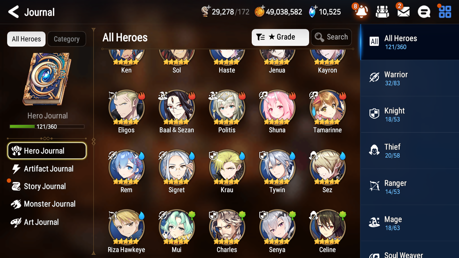 [GLOBAL] Epic 7 Seven 7ML New Moon Luna Cermia Charlotte Tywin Ken Haste Choux Rem+10k Gems + 50ML pulls + 20 Speed Starter Account-Mobile Games Starter