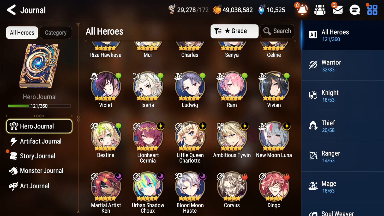 [GLOBAL] Epic 7 Seven 7ML New Moon Luna Cermia Charlotte Tywin Ken Haste Choux Rem+10k Gems + 50ML pulls + 20 Speed Starter Account-Mobile Games Starter