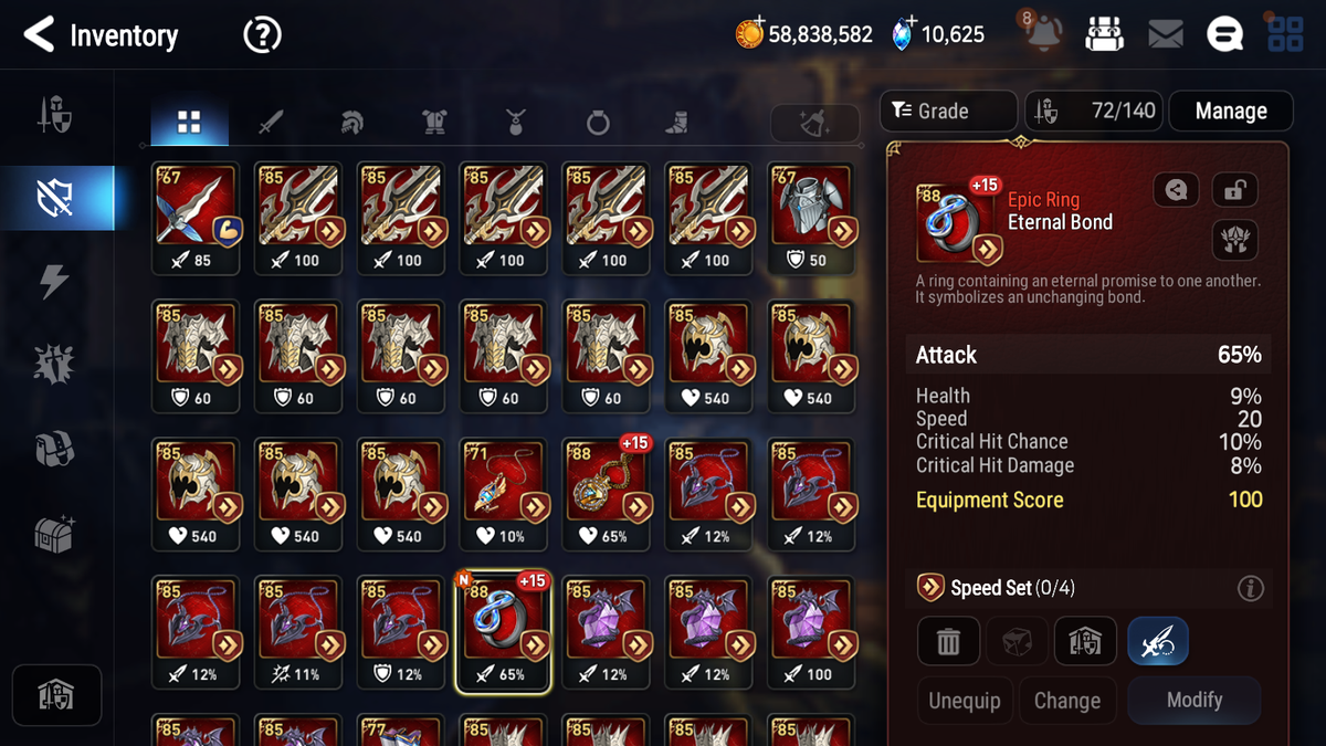 [GLOBAL] Epic 7 Seven 7ML New Moon Luna Cermia Charlotte Tywin Ken Haste Choux Rem+10k Gems + 64ML pulls + 2x 20 Speed+ Luna Skin Starter Account-Mobile Games Starter