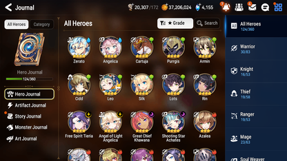 [GLOBAL] Epic 7 Seven 7ML Zio Remnant Violet Top Model Luluca Dark Corvus Silver Blade Aramintha Ruele Spirit Eye Celine Rem + ML pulls + 20 Speed Starter Account-Mobile Games Starter