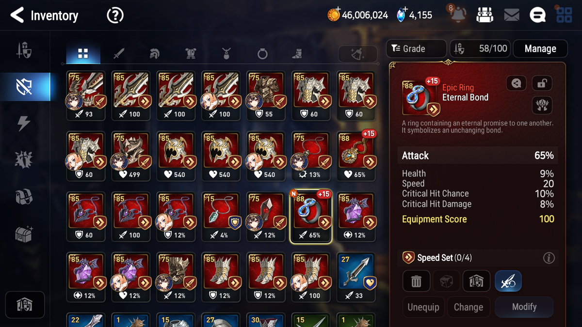 [GLOBAL] Epic 7 Seven 7ML Zio Remnant Violet Top Model Luluca Dark Corvus Silver Blade Aramintha Ruele Spirit Eye Celine Rem + 51ML pulls + 2x 20 Speed + Luna Skin Starter Account-Mobile Games Starter