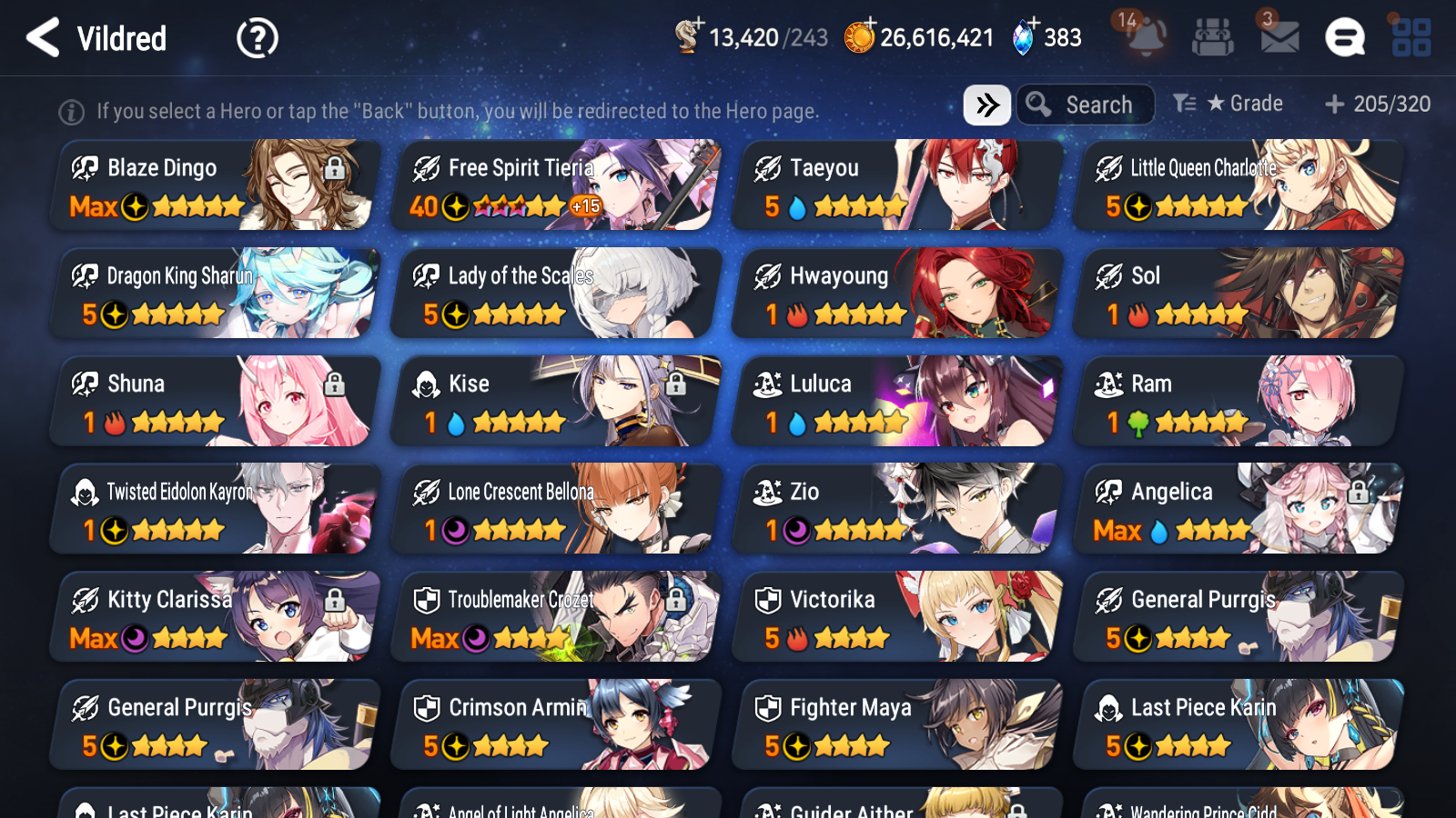 [GLOBAL] Epic 7 Seven 8ML + 24 4★ ML Lady of the Scales Lone Cresecent Bellona Zio Kise Charlotte Kayron Tywin Sharun Seaside Bellona Diene +20 speed++ 10-10 Account-Mobile Games Starter