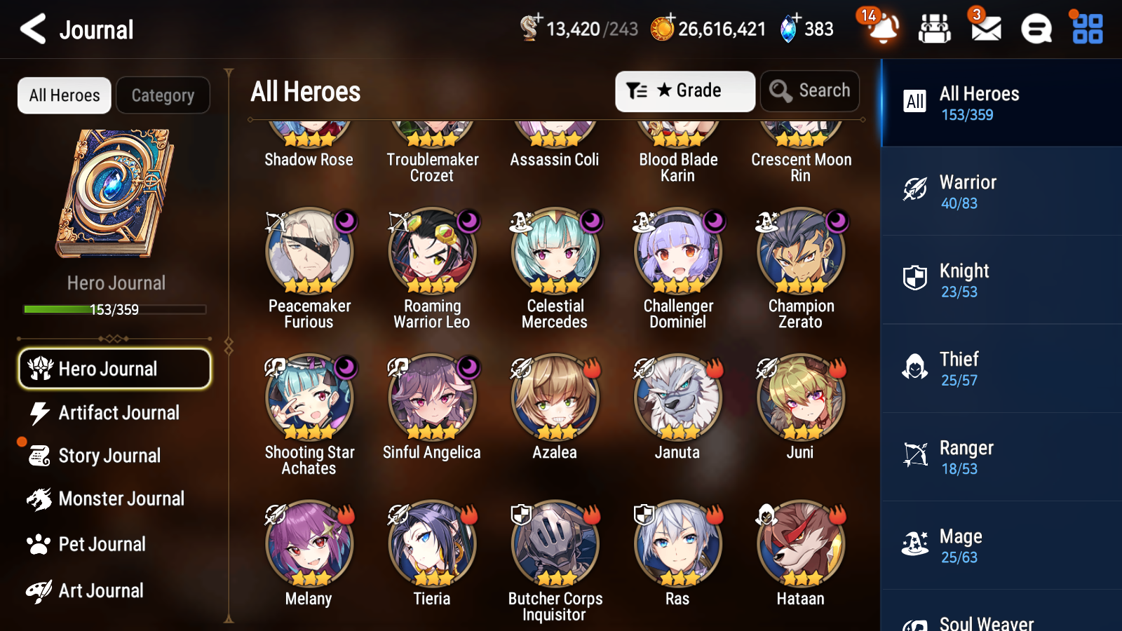 [GLOBAL] Epic 7 Seven 8ML + 24 4★ ML Lady of the Scales Lone Cresecent Bellona Zio Kise Charlotte Kayron Tywin Sharun Seaside Bellona Diene +20 speed++ 10-10 Account-Mobile Games Starter