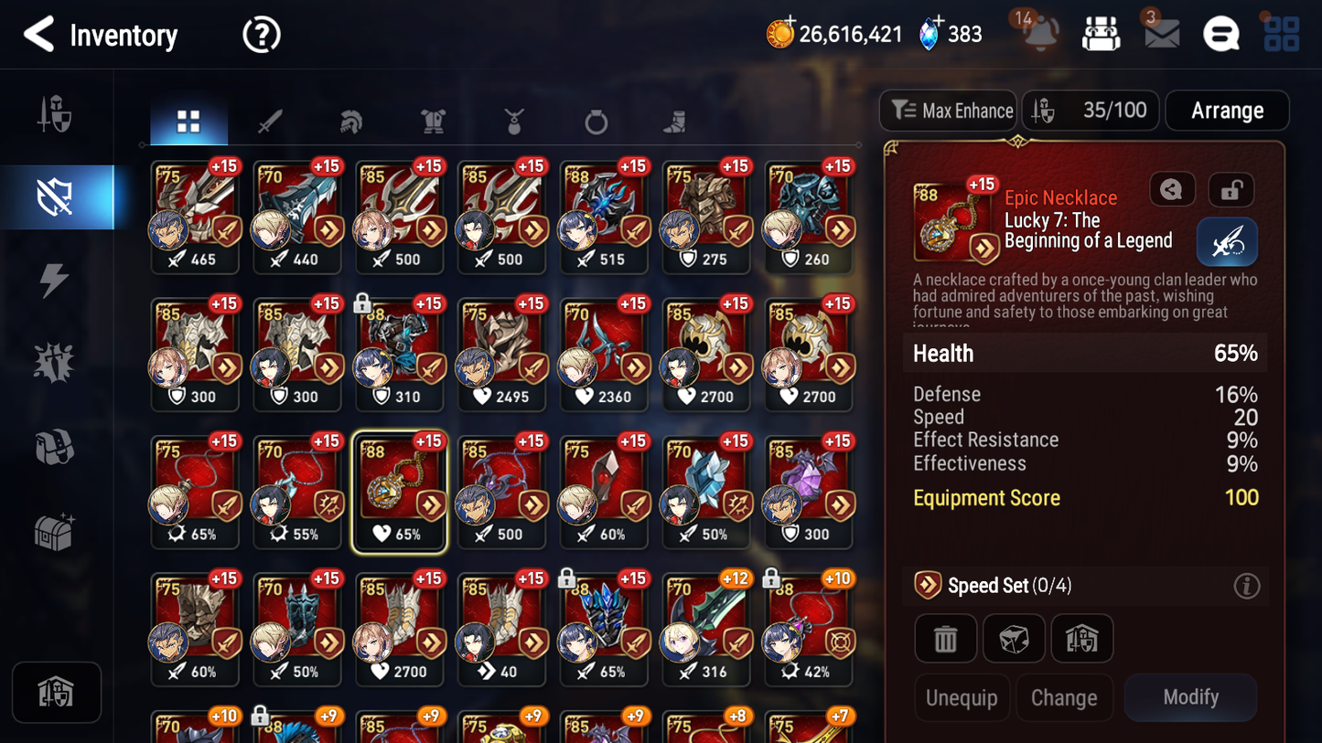 [GLOBAL] Epic 7 Seven 8ML + 24 4★ ML Lady of the Scales Lone Cresecent Bellona Zio Kise Charlotte Kayron Tywin Sharun Seaside Bellona Diene +20 speed++ 10-10 Account-Mobile Games Starter