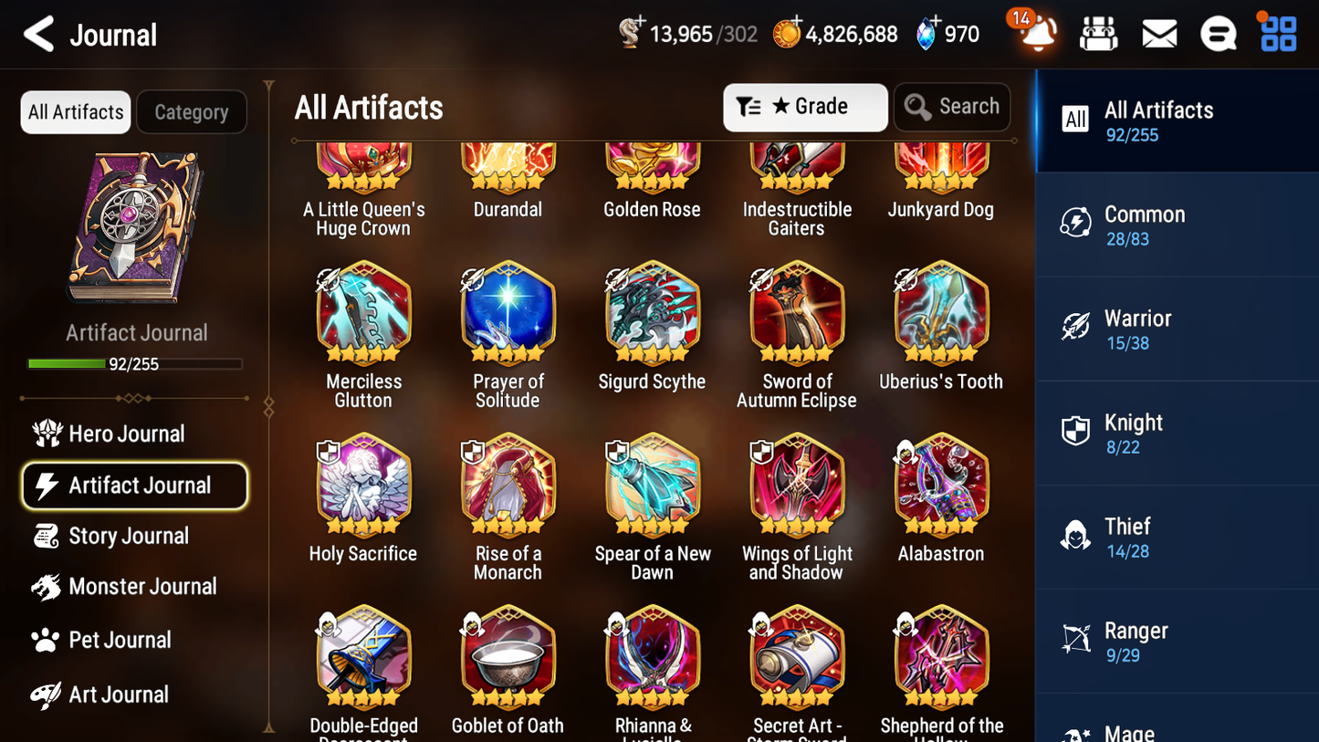 [GLOBAL] Epic 7 Seven 8ML + 28 4★ ML Lone Wolf Peira Lionheart Cermia Seaside Bellona Lethe Amid++20 speed++ 10-10 Account-Mobile Games Starter