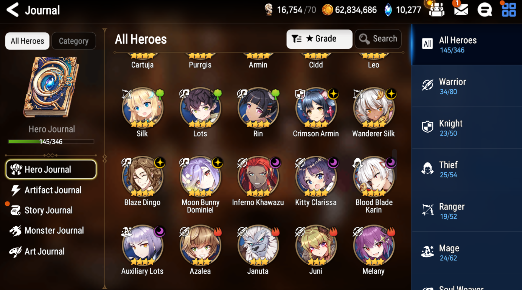 [GLOBAL] Epic 7 Seven 8ML Navy Captain Landy Dragon Bride Senya Zio Sharun Ken Violet Ludwig Tenebria + 56ML pulls 10k skystones+ Name Starter Account-Mobile Games Starter