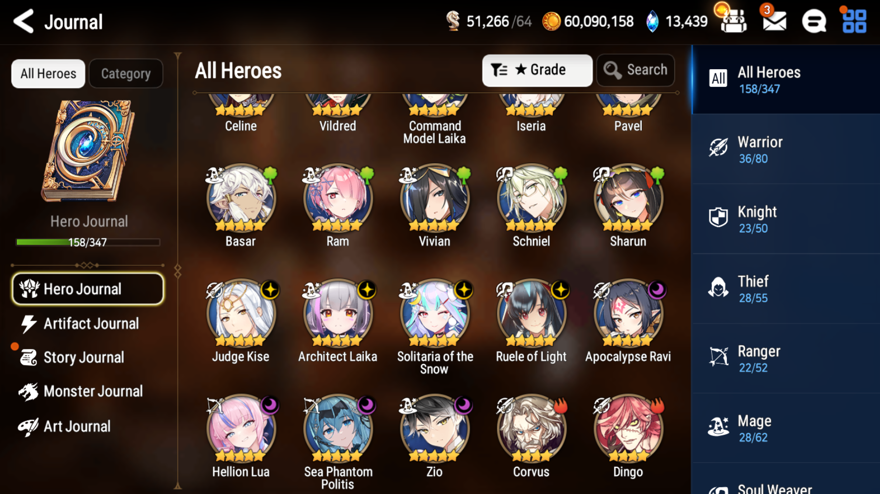 [GLOBAL] Epic 7 Seven 8ML Sea Phantom Politis Hellion Lua Tori + 69ML pulls 13k skystones 2900 mystics+ Name Starter Account-Mobile Games Starter